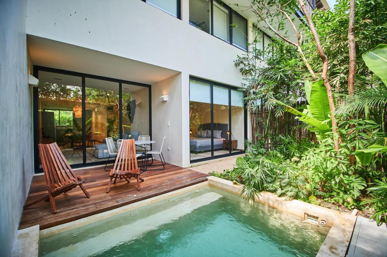 Odyssey - Private Plunge Pool & Beach Club Access 图卢姆 外观 照片